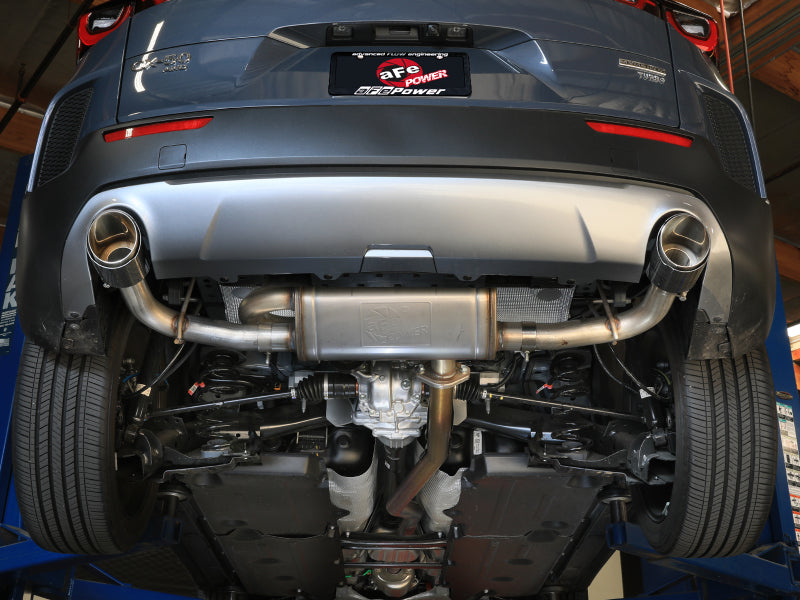 aFe 2023+ Mazda CX-50 Takeda 2.5in 304 SS Axle-Back Exhaust System w/ Carbon Fiber Tips 49-37036-C 49-37036-C Photo - Mounted