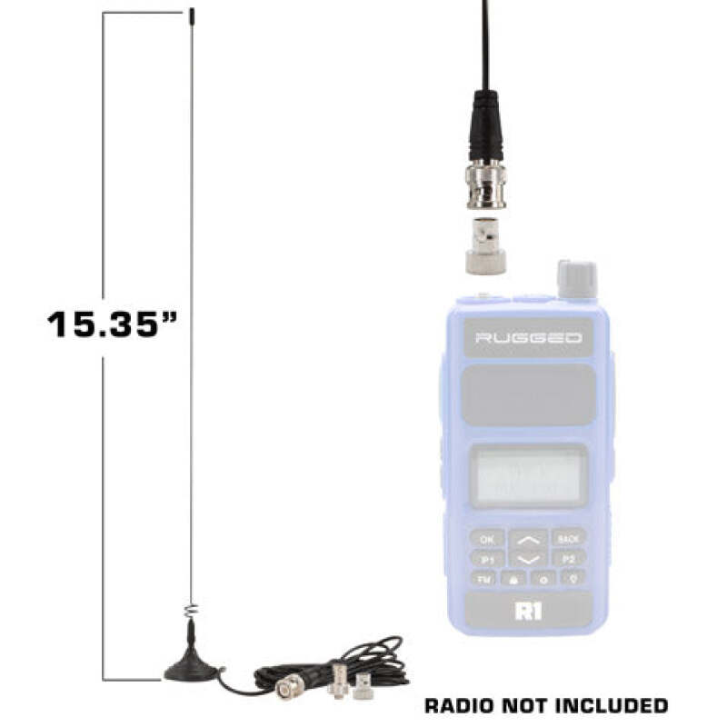 Rugged Radios Magnetic Mount Dual Band Antenna for Rugged Handheld Radios R1 RDH-X V3 RDH-16 RH-5R DB-RH-MAG DB-RH-MAG Photo - Primary