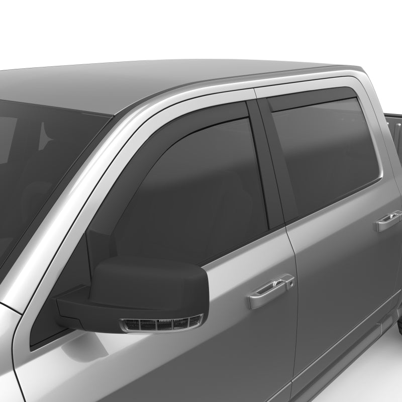 EGR 09-13 Dodge Ram 1500/2500/3500 Crew Cab In-Channel Window Visors - Set of 4 - Matte (572755) 572755 572755 Photo - Primary