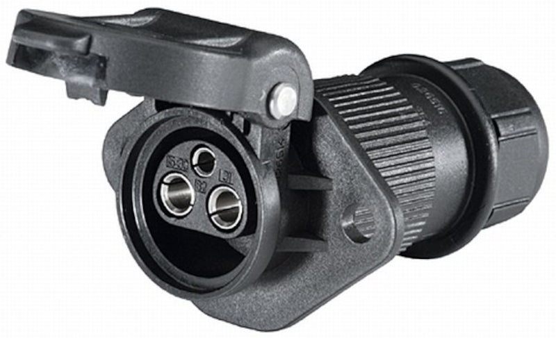 Hella Socket 3 Pole W/ Grommet 001933042 001933042 Photo - Primary