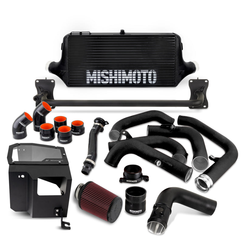 Mishimoto 2022+ WRX Intercooler Kit W/ Intake BK Core MWBK Pipes MMINT-WRX-22AIBKBK MMINT-WRX-22AIBKBK Photo - Primary