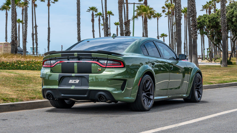 Borla 15-24 Dodge Charger V8 / 2023 Chrysler 300C T-304 SS Tips 5in Outlet - Carbon / Black Anodized 60729CFBA 60729CFBA Photo - Primary