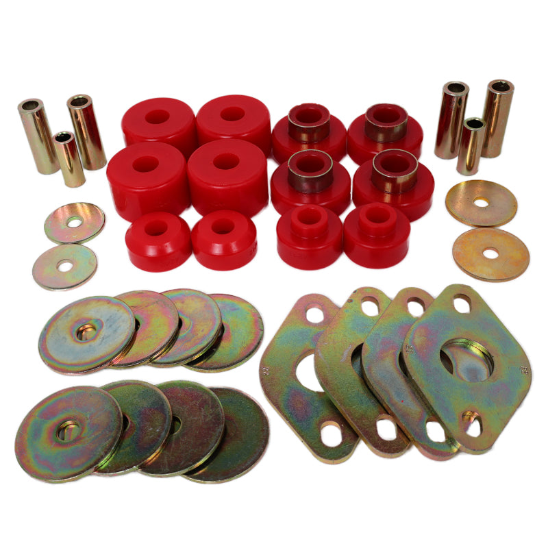 Energy Suspension 2005-13 Toyota 2WD/4WD Tacoma- All Models Body Mount Set Red 8.4109R Photo - Primary