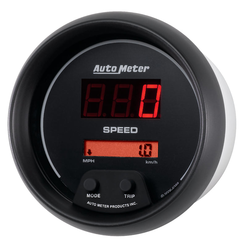 Autometer 3-3/8" Speedometer, 0-260 Mph/0-260 Km/H, Sport-Comp Digital 6388 User 2