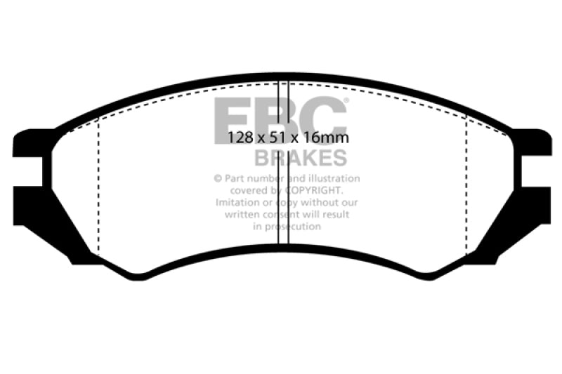 EBC Disc Brake Pad Set DP2839 Photo - Primary