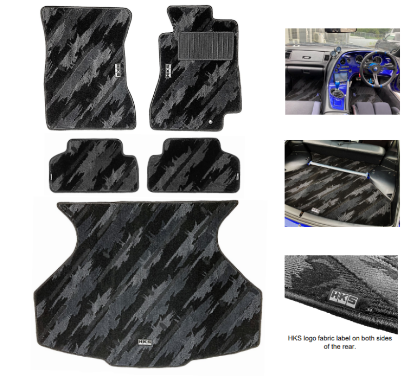 HKS FLOOR MATS JZA80 FULL SET OCT RHD 53001-AT024 53001-AT024 User 1