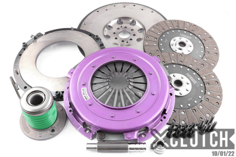 XCLUTCH 11-14 Ford Mustang GT 5.0L 10.5in Twin Solid Organic Clutch Kit XKFD27655-2G XKFD27655-2G Photo - Primary