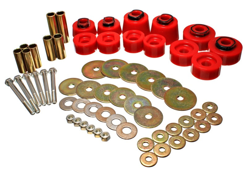Energy Suspension Body Mount Set; Incl udes Hardware; 0HNMM 4.4117R Photo - Primary
