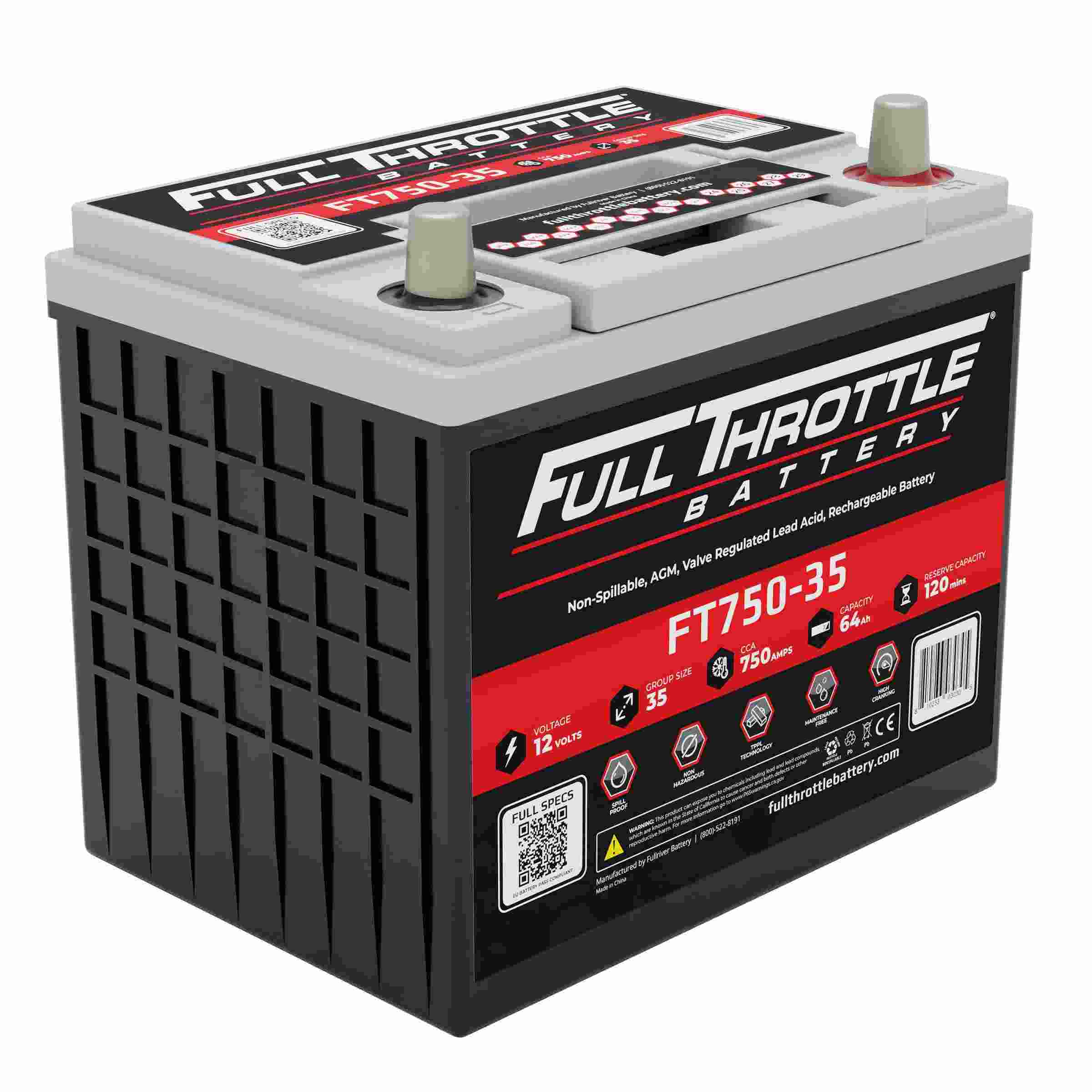 Fullriver Battery Vehicle Battery FT750-35
