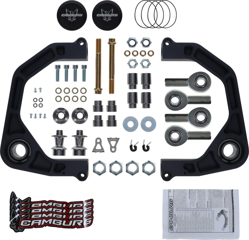 Camburg Toyota 22-23 Landcruiser 300 / 22-23 LX600 KINETIK V2 Perf Billet Uniball Upper Arms CAM-310194-GRY CAM-310194-GRY Photo - out of package