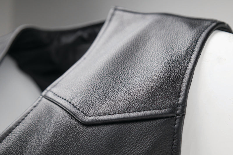 Kuryakyn Leather By River Road Plains Leather Vest Black - Small 094405 094405 User 3