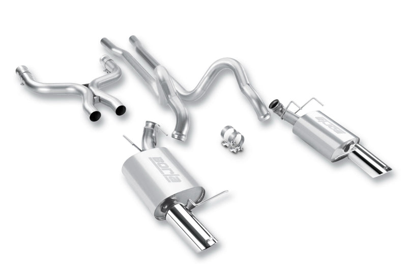 Borla 2011-2012 Mustang GT 5.0L 8cyl 6spd RWD Agressive ATAK Catback Exhaust 140372 140372 Photo - Primary