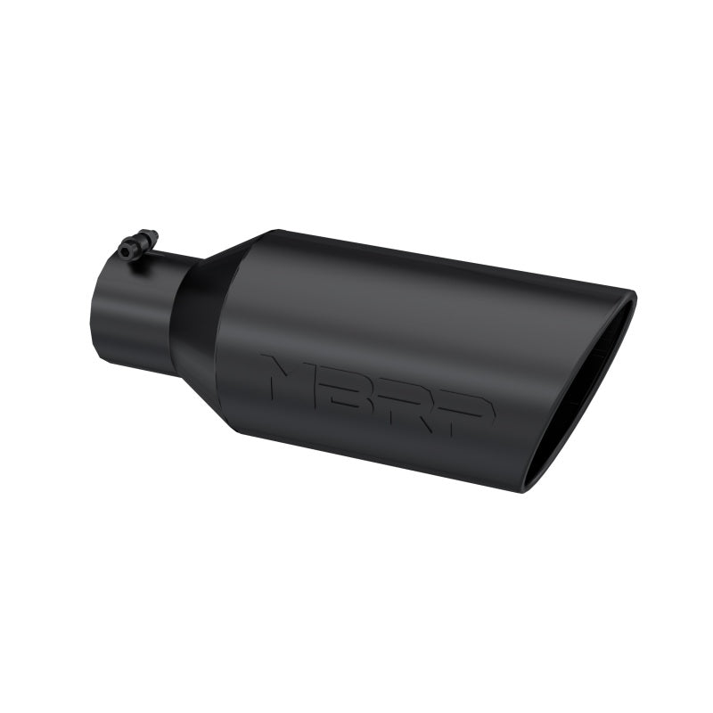 MBRP Universal Exhaust Tip 7in O.D. Rolled End 4in Inlet 18in Length T5126BLK Photo - Primary