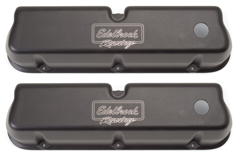 Edelbrock Valve Cover Victor Series Ford 289-302-351W CI V8 Tall Black 41263 41263 Photo - Primary