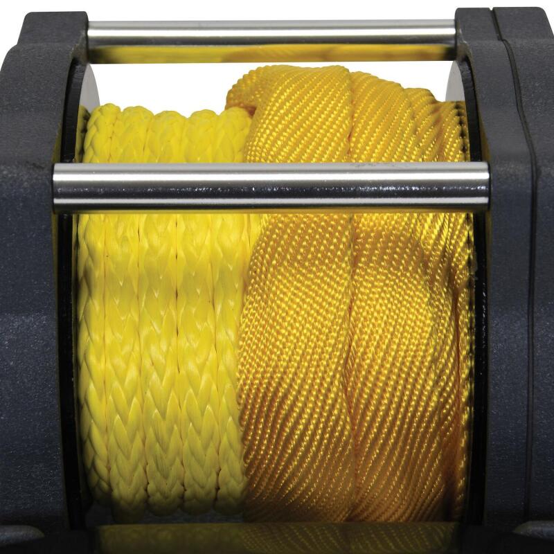 Superwinch 3500 LBS 12V DC 7/32in x 32ft Synthetic Rope Terra 3500SR Winch - Gray Wrinkle 1135270 1135270 Photo - Close Up
