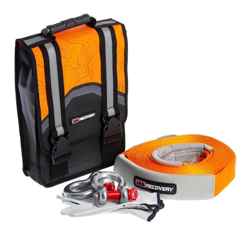 ARB Weekender Recovery Kit Incl 17600lb Recovery Strap/4.75T Shackles RK12A RK12A Photo - Close Up