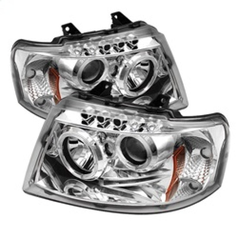 Spyder Ford Expedition 03-06 Projector Headlights LED Halo LED Chrm Low 9006 PRO-YD-FE03-HL-C 5010124 5010124 Photo - Primary