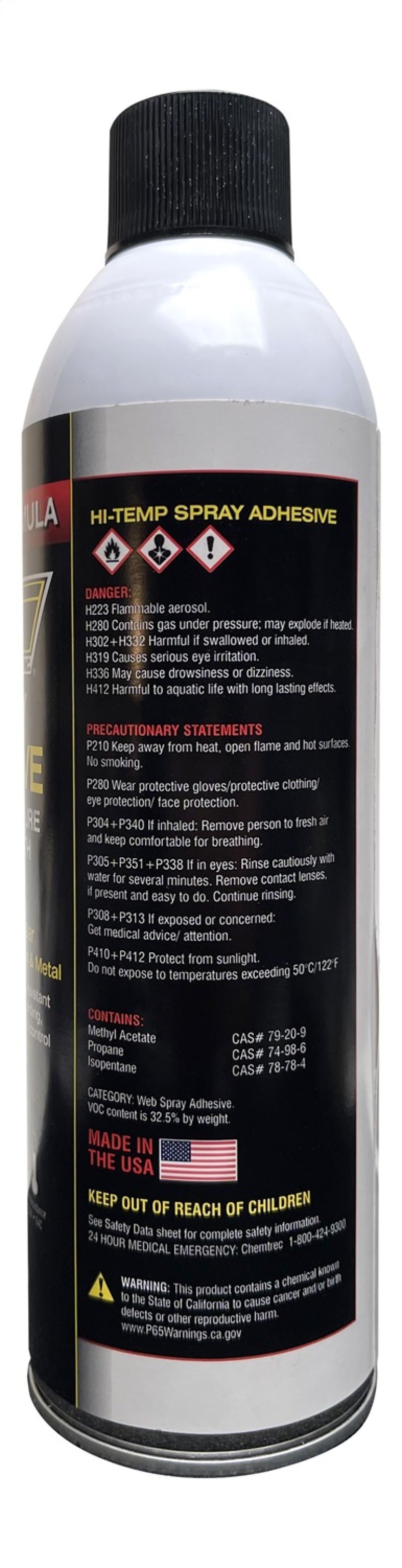 DEI Hi Temp Spray Adhesive 13.3 oz. Can (Improved Formula) 10492 10492 Photo - Unmounted
