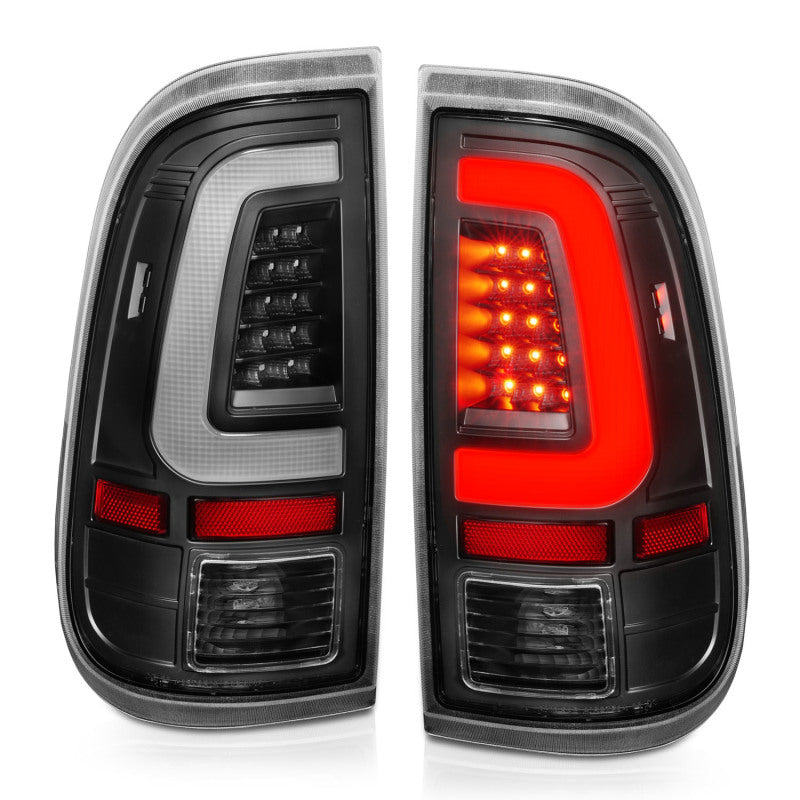 ANZO 2008-2016 Ford F-250 LED Taillights Black Housing Clear Lens (Pair) 311356 311356 Photo - Unmounted