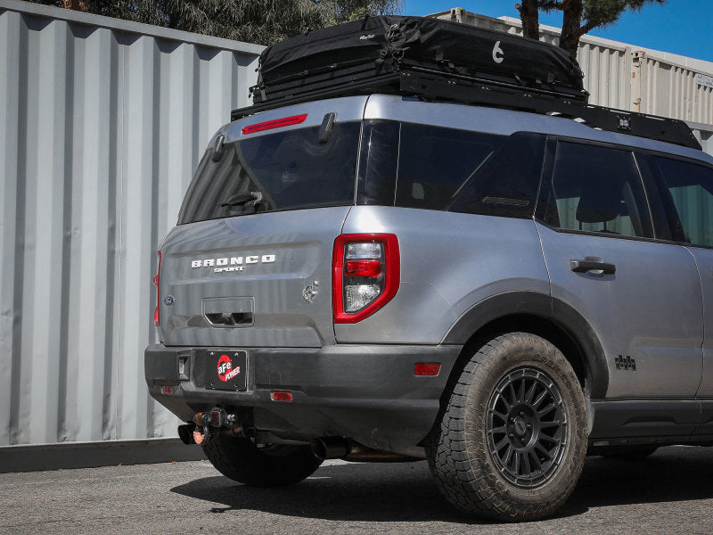 aFe Ford Bronco Sport 21-22 L3-1.5L (t)/L4-2.0L (t) Vulcan Cat-Back Exhaust System- Black Tips 49-33142-B 49-33142-B Photo - Mounted