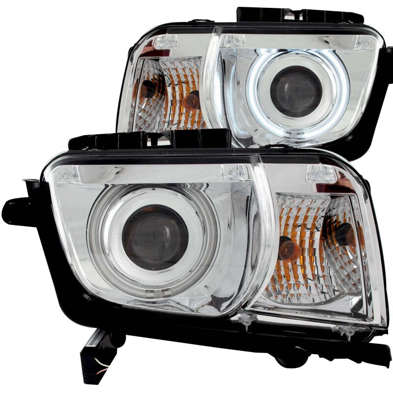 Anzo 2010-2013 Chevrolet Camaro Projector Headlights w/ Halo Chrome (CCFL) 121311 Photo - Primary