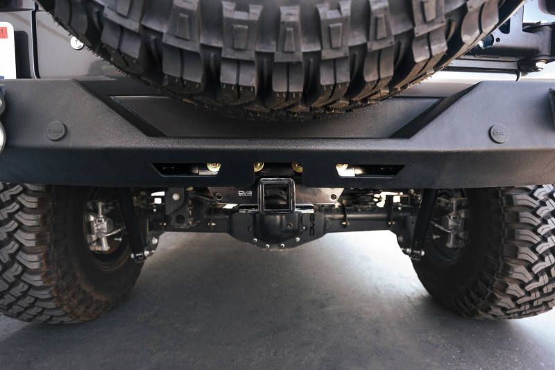 DV8 Offroad 07-21 Jeep Wrangler (JK/JL) Bolt-On Hitch w/o Lights AHJP-02 AHJP-02 Photo - Mounted