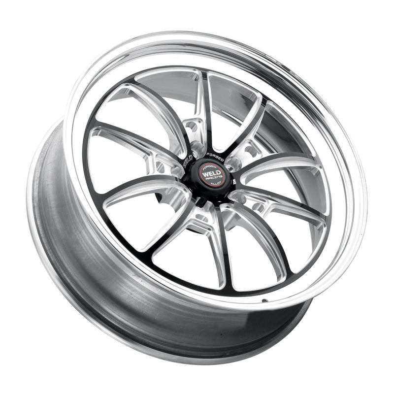 Weld S80 20x8 / 5x115 BP / 5.3in BS Black Wheel (High Pad) - Non-Beadlock 80HB0080W53A 80HB0080W53A Photo - Primary