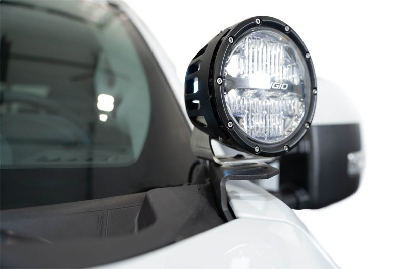 Addictive Desert Designs ADD 2023+ Ford Super Duty F250/350 Ditch Light Brackets AC8101801NA AC8101801NA Photo - Mounted