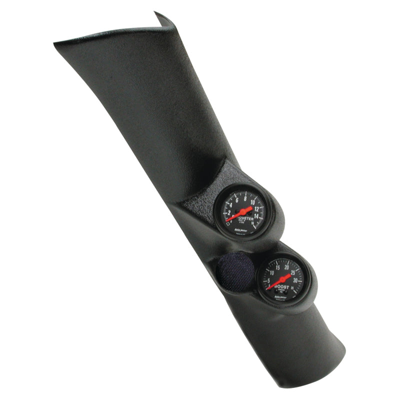 AutoMeter Diesel Gauge Kit A-Pillar W/Spkr Ram 98-02 Boost/Egt 35PSI/1600 Deg. F Z Series 7091 7091 Photo - Primary