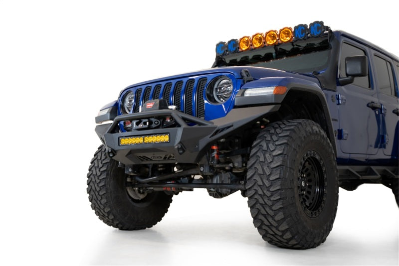 Addictive Desert Designs 18-23 Jeep Wrangler JL/JT Stealth Fighter Front Bumper F960292110103 F960292110103 Photo - Mounted
