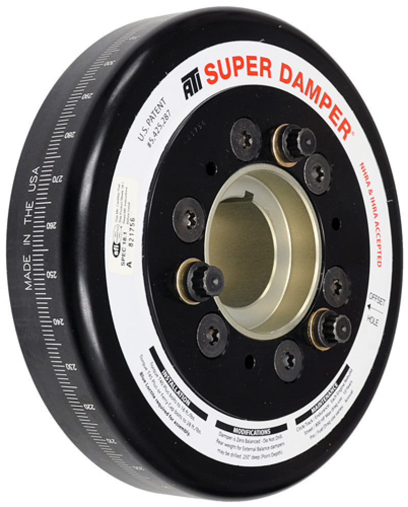 ATI Damper - 6.325in - Alum - Chevy BB - 3 Ring - Alum Hub ATI918720 ATI918720 Photo - Primary