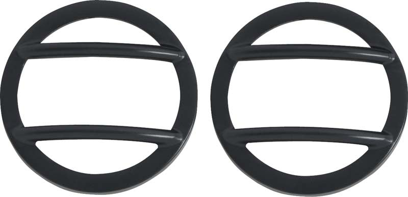Kentrol 07-18 Jeep Wrangler JK Side Marker Covers Pair - Powdercoat Black 50008 50008 Photo - Primary