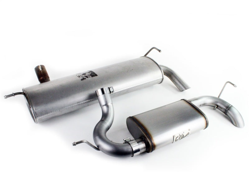 aFe MACH Force-Xp 2-1/2in 409 Stainless Steel Axle-Back Exhaust System: Je 49-46219 Photo - Unmounted