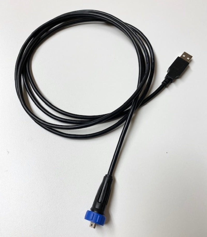 Rywire Water Resistant Threaded Mini USB Comms Cable for PDM12 & PDM30 Units RY-MORISTECH-COMMS-CABLE RY-Moristech-Comms-Cable User 1