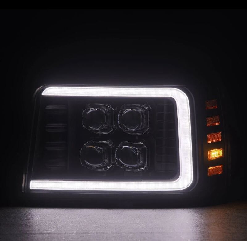 AlphaRex 92-96 Ford F-Series/Bronco NOVA-Series LED Proj Headlight Bk w/Actv Light SeqSig & SBDRL 880299 880299 User 3