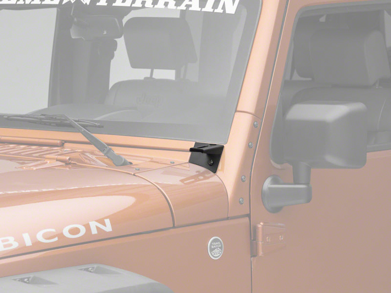 Raxiom 07-18 Jeep Wrangler JK Axial Series Windshield Pillar Mounted Light Brackets J109492 J109492 Photo - Primary