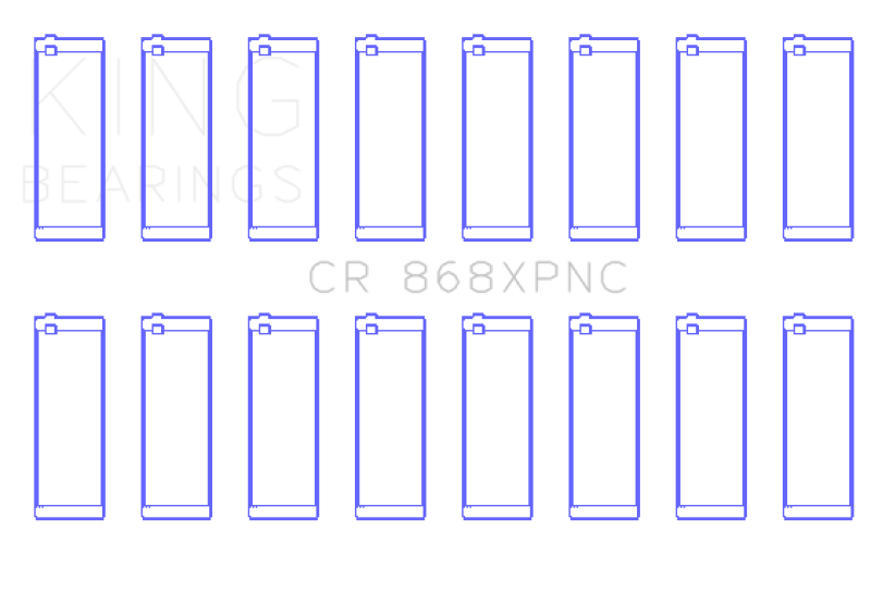 King Ford 4.6L/5.4L V8 SOHC (Size STDX) Performance Coated Rod Bearing Set CR868XPNCSTDX CR868XPNCSTDX Photo - Primary