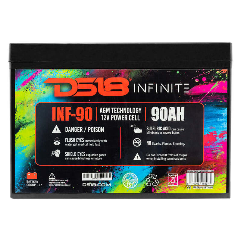 DS18 DSE Infinite AGM Power Cell Batteries Batteries, Starting & Charging Batteries main image