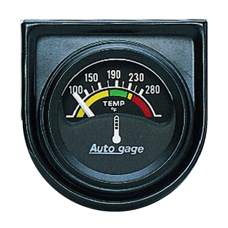 Autometer 1-1/2" Water Temperature, 100-280 °F, Air-Core, Short Sweep, Auto Gage 2355 Photo - Primary