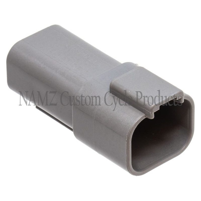 NAMZ Deutsch DT Series 4-Wire Receptacle & Wedgelock - Gray (HD 72124-94GY) DR-4G DR-4G Photo - Primary
