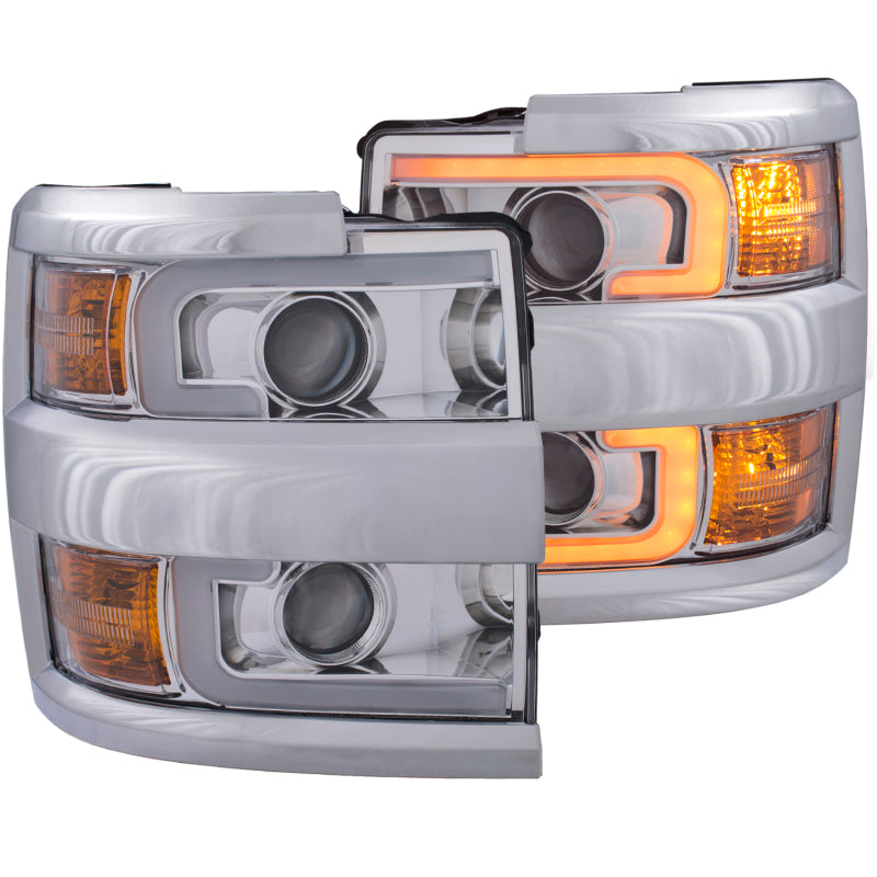 Anzo Projector Headlights 15-17 Chevrolet Silverado 2500HD / 3500HD Chrome 111366 User 4