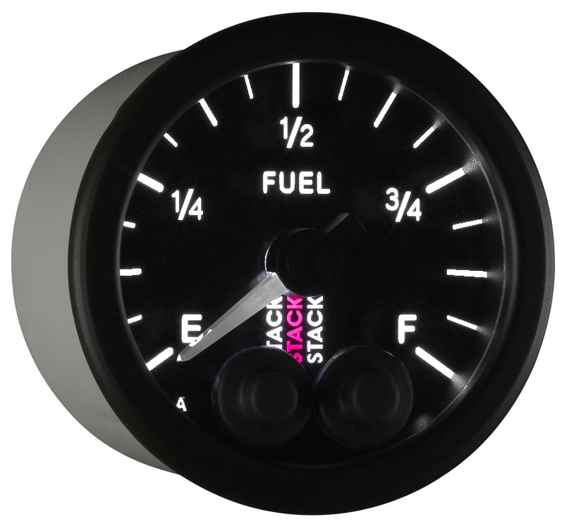 Autometer Stack 52mm 0-280 Ohm Programmable Pro-Control Fuel Level Gauge - Black ST3515 ST3515 User 6
