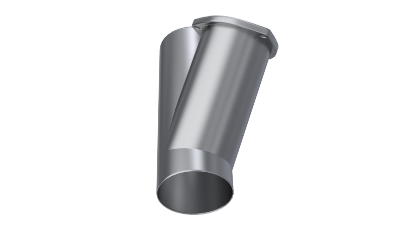 QTP 4in Weld-On QTEC Exhaust Cutout Y-Pipe 10400 10400 Photo - Primary