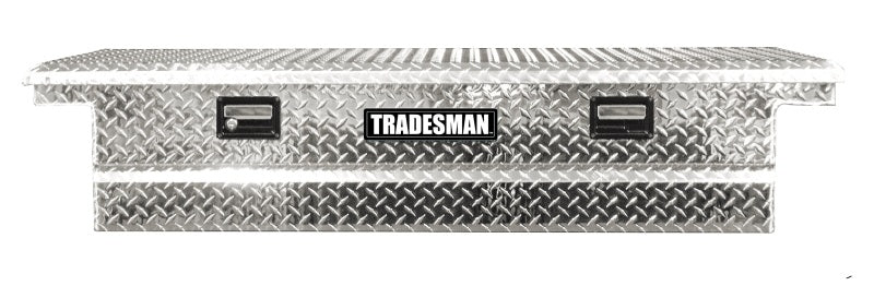 Tradesman Aluminum Economy Cross Bed Truck Tool Box (70in./Front Opening) - Brite 111001T 111001T User 1