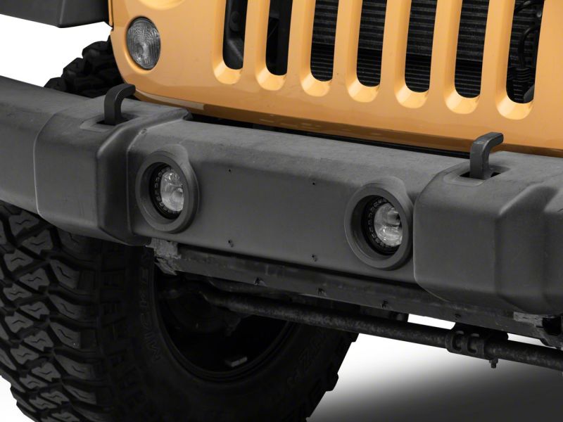Raxiom 07-18 Jeep Wrangler JK 18-23 Jeep Wrangler JL Axial Series Nighthawk LED Fog Lights J141597 J141597 Photo - Close Up