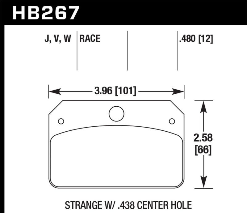 Hawk Disc Brake Pad HB267V.480 Photo - Primary