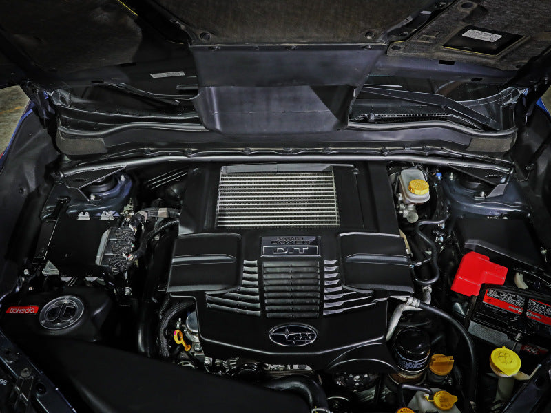 aFe Control 14-18 Subaru Forester Front Suspension Strut Brace Gunmetal Gray 450-731001-G 450-731001-G Photo - Mounted