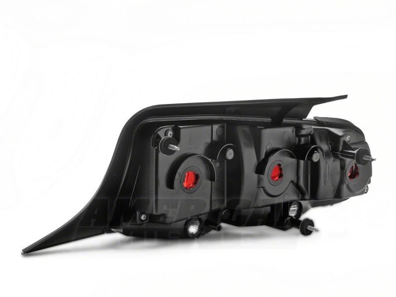 Raxiom 10-12 Ford Mustang Aero Tail Lights- Blk Housing (Smoked Lens) 49145 49145 Photo - Close Up