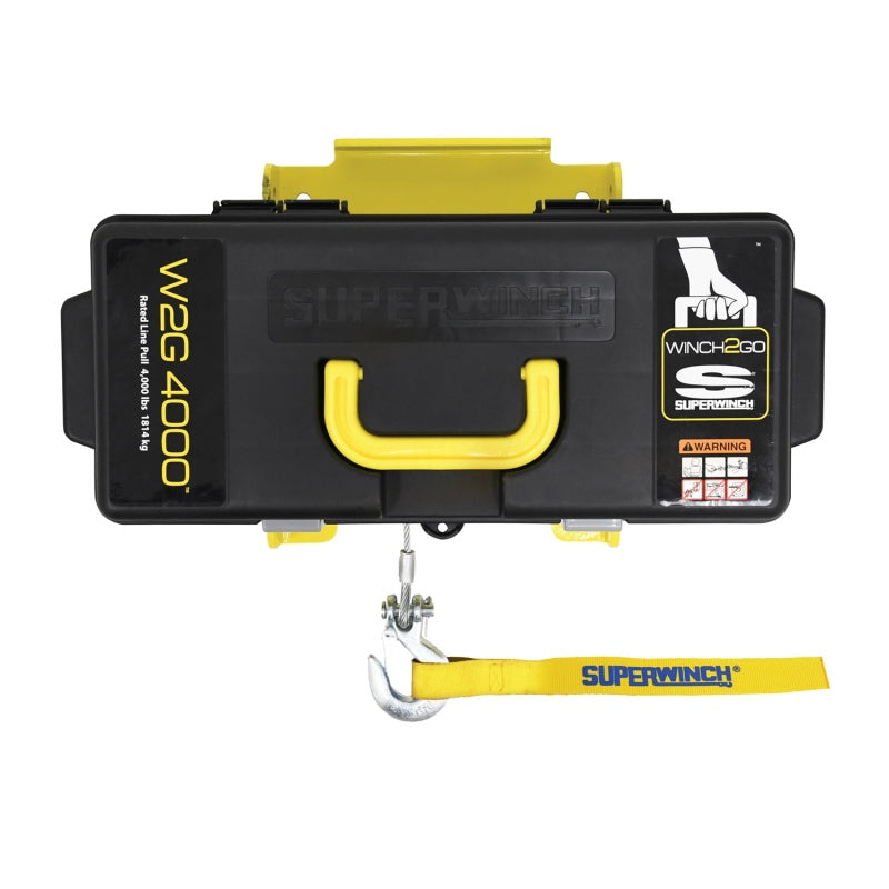 Superwinch 4000 LBS 12 VDC 3/16in x 50ft Steel Rope Winch2Go Steel Rope 1140222 1140222 Photo - Unmounted