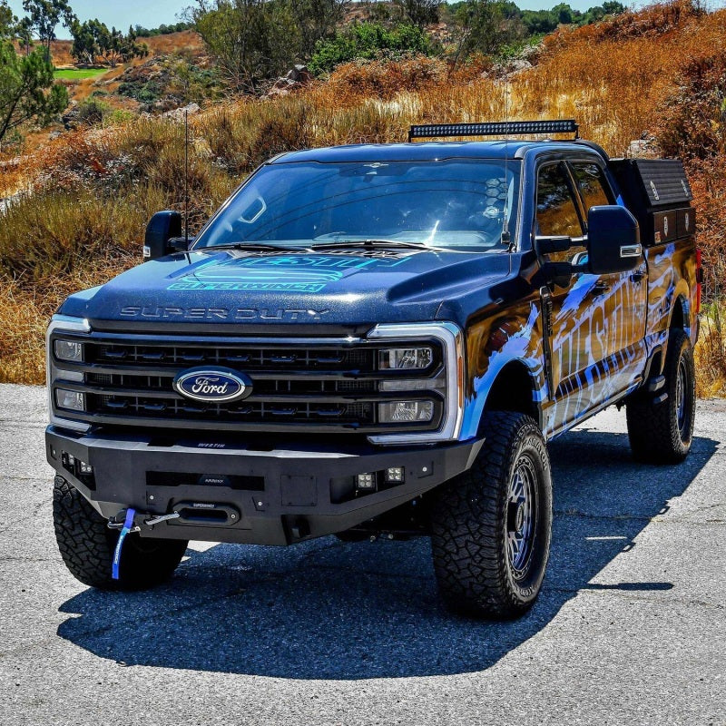 Westin 23-24 Ford F250/350 Pro-Series Front Bumper - Textured Black 58-411305 58-411305 Photo - Mounted